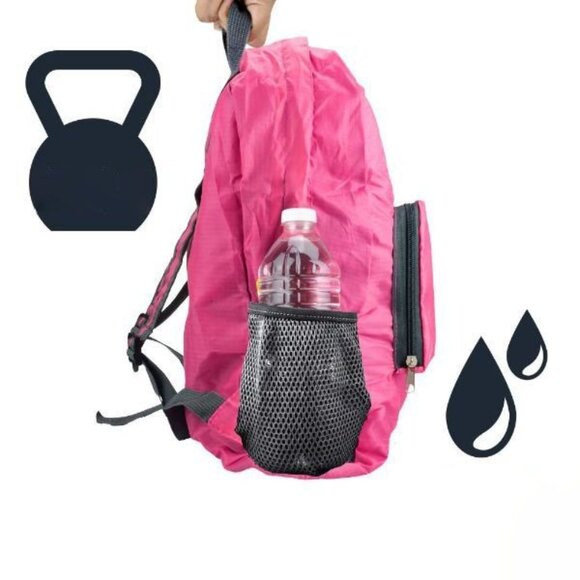 Xit Lightweight Splash Proof Material Packable & Foldable Backpack, New - Picture 4 of 8